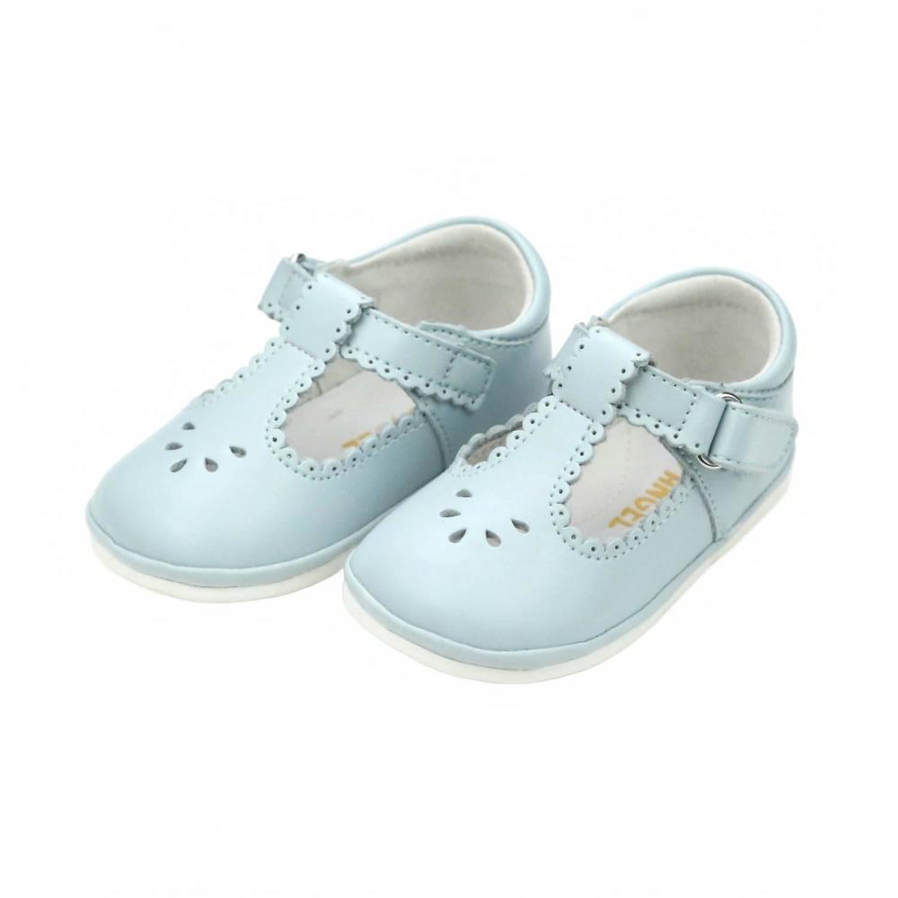 NEW ANGEL BABY kid's dottie mary jane shoe in light blue